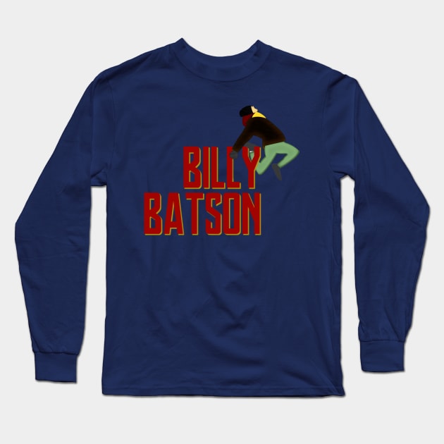 B Batson 2 Long Sleeve T-Shirt by Thisepisodeisabout